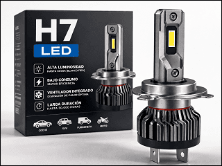 Bombilla H7 LED.